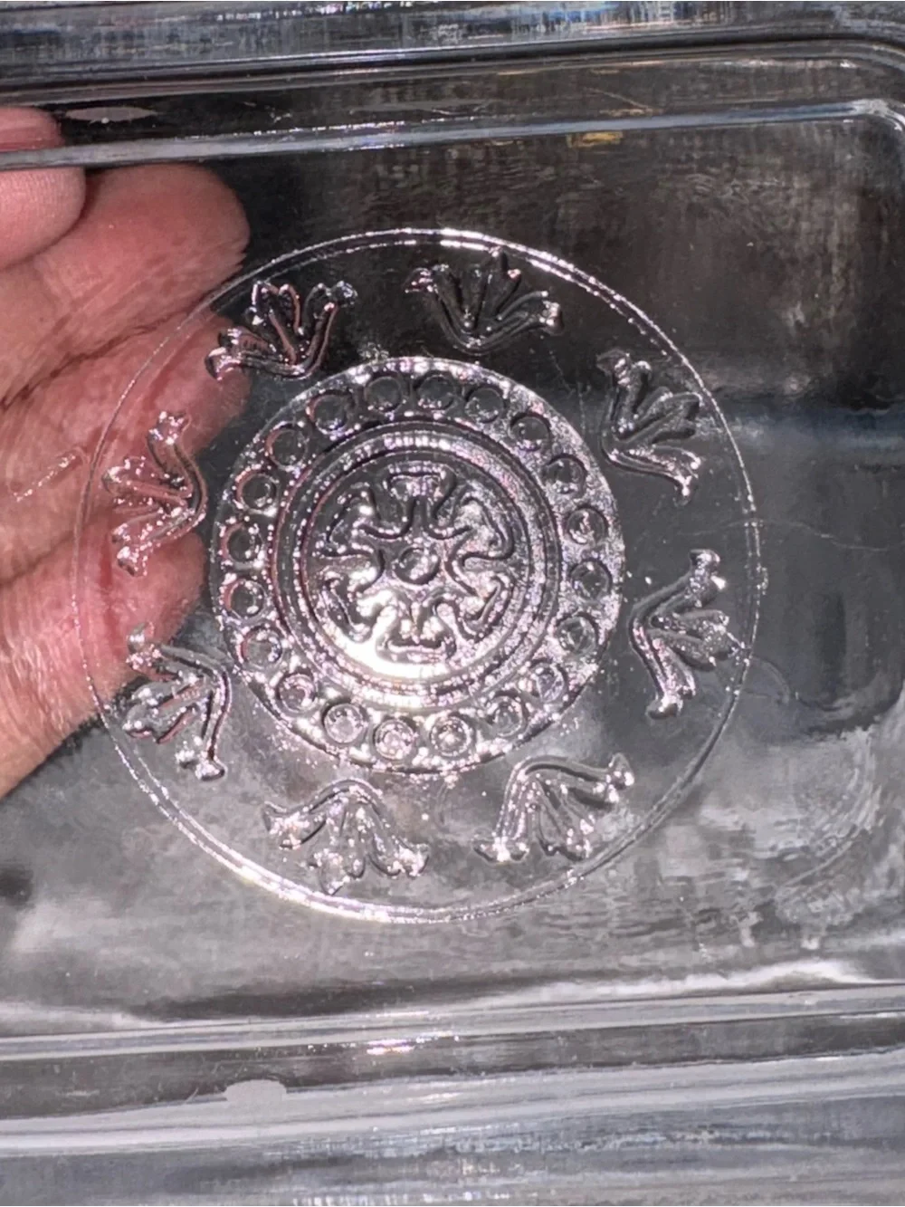 Vintage Fire King Sapphire Blue Philbe Glass Refrigerator Dish With Lid